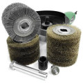 Good quality Inox Steel Wire Wheel Brush for Graining Machines with OD200mm 0.3mm wire diameter